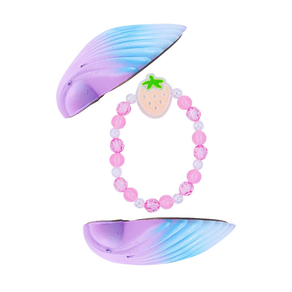 Soaking In Water To Hatch Mermaid Toys, Colorful Seashell Girl Princess Bracelet Blind Box, Expanding and Expanding Creativity