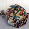 1pc Captain Tsubasa Automatic Folding Outdoor Umbrella - Portable Tri-Fold Design with 8-Rib Iron Frame, Perfect for Fans, Travelers, Daily Use,