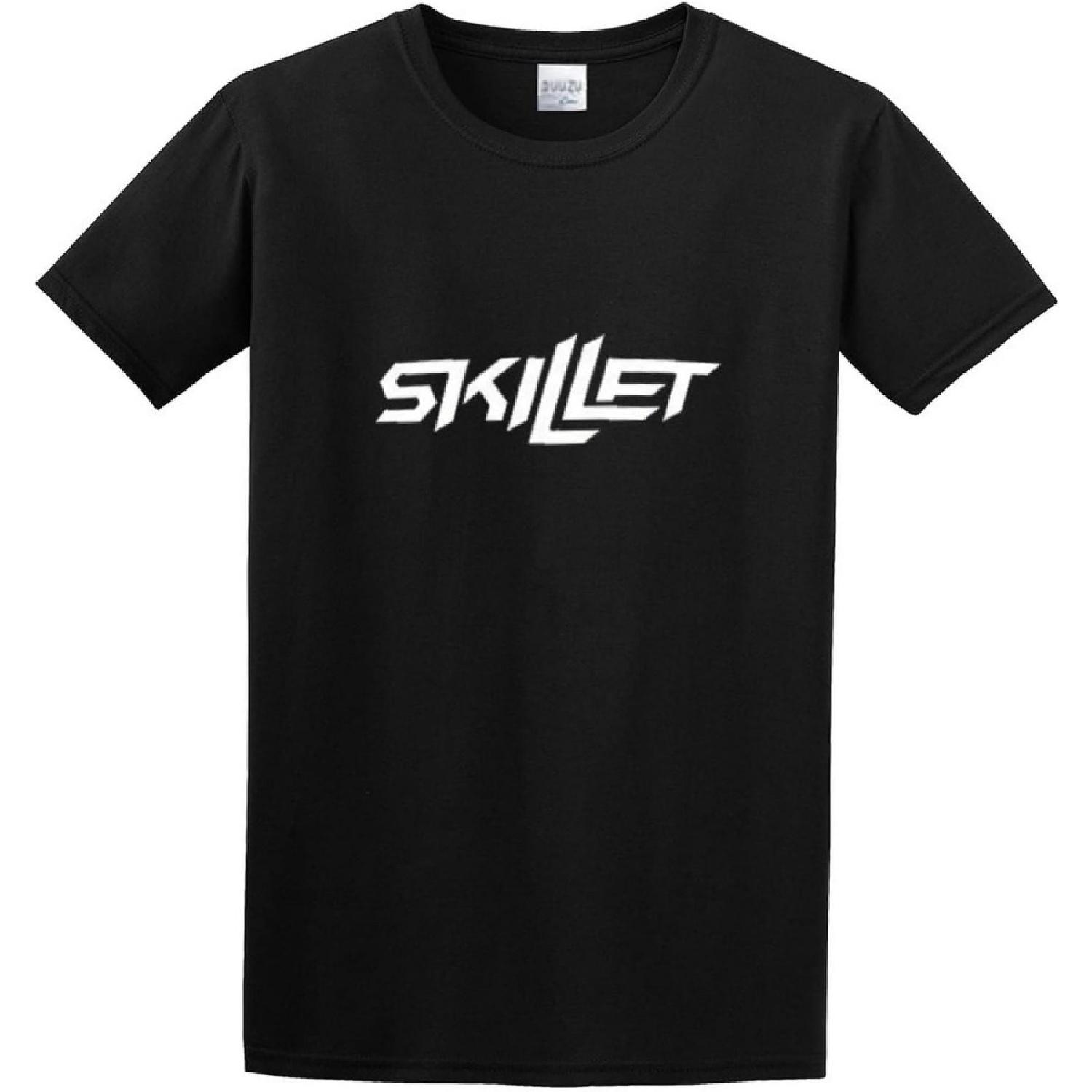 DOO MJUGG Fashion Men s T-Shirt Skillet Band Logo Comatose Awake Alternative Crew Neck Tops Tee 3XL Black S разноцветный