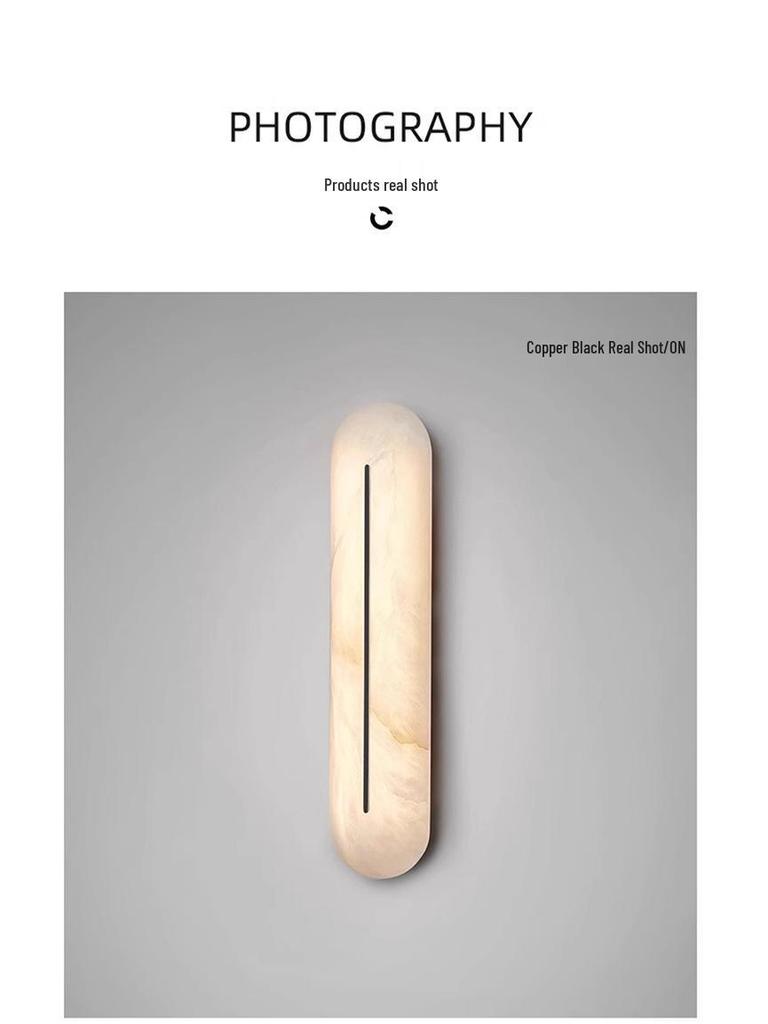 Marble Luxury Staircase Light - Spanish & Italian High-End Bedroom, Balcony, Hallway, Entrance, & Bedside Wall Lamp