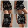 Luxury Shoulder Chain Pearl Women Body Chain Fashion Beaded Waist Chain  Female