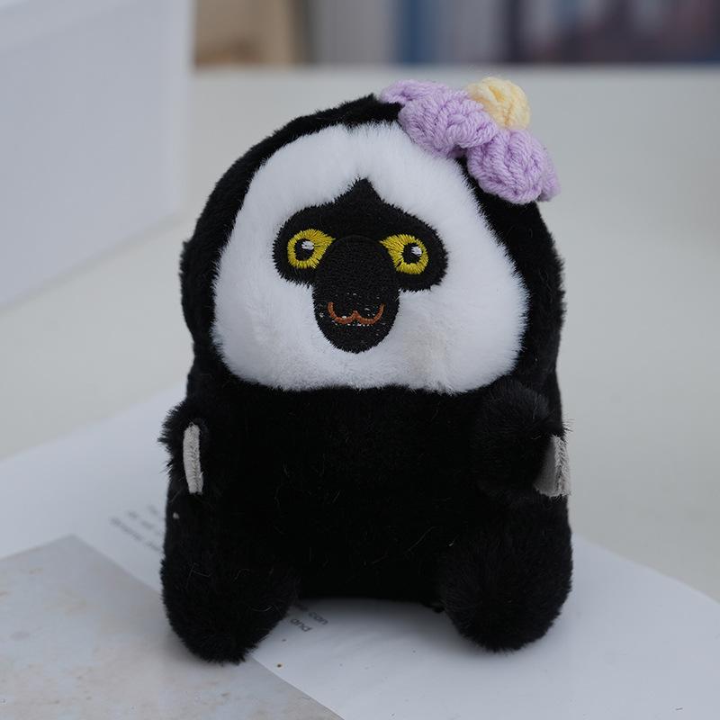 

Цветок Красочная Обезьяна Плюшевая Игрушка Брелок Забавный Декоративный Аксессуар Для Сумок фиолетовый