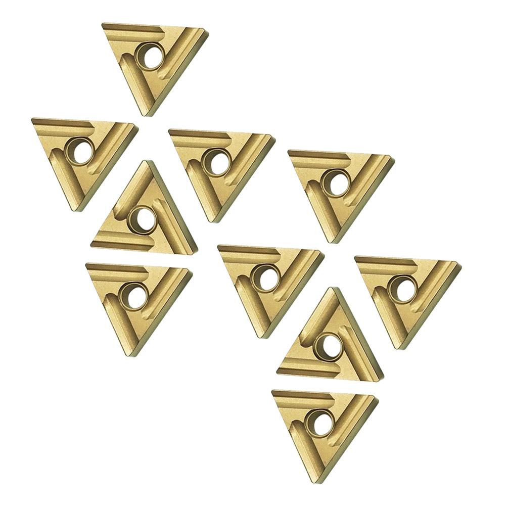 Set of 10 TNMG160404 TNMG331 Inserts for CNC Lathes Optimal Tooling for Steel Stainless Steel and Iron Processing