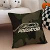 Cool PPredator Cushion Cover Throw Pillow Cover Hidden Button Durable Polyester Chair Cushion