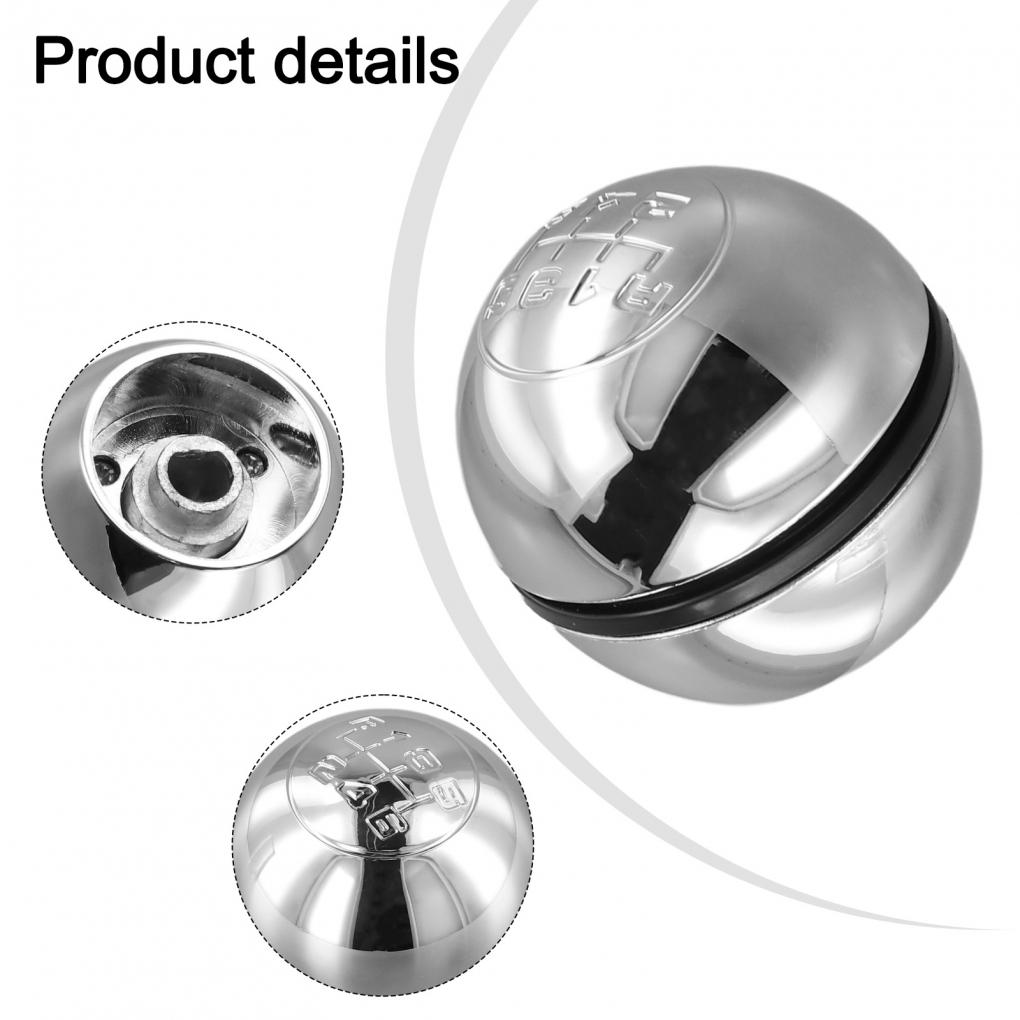 For Alfa Interior Upgrade with New Silver Gear Shift Knob Lever