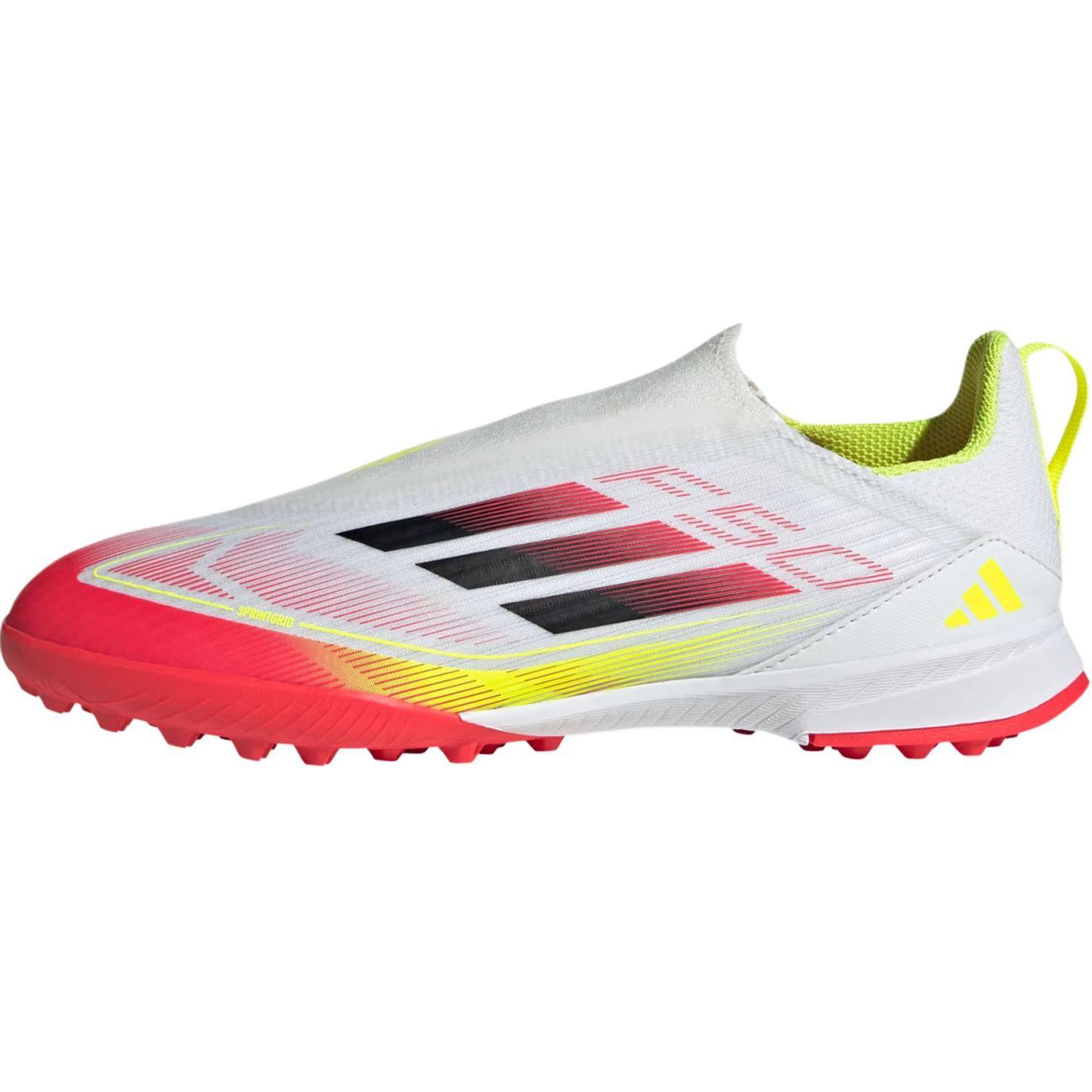 adidas Adizero F50 League Laceless TF K Pure Victory Pack Kids Sneakers White Cloud-White Core-Black IE3757 34