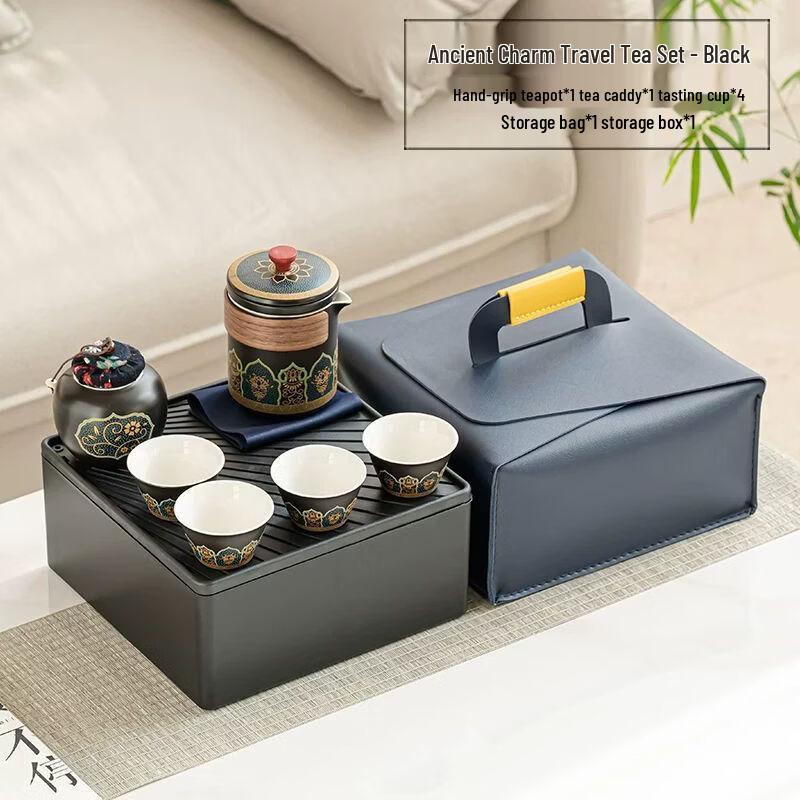Portable Ceramic Travel Tea Set