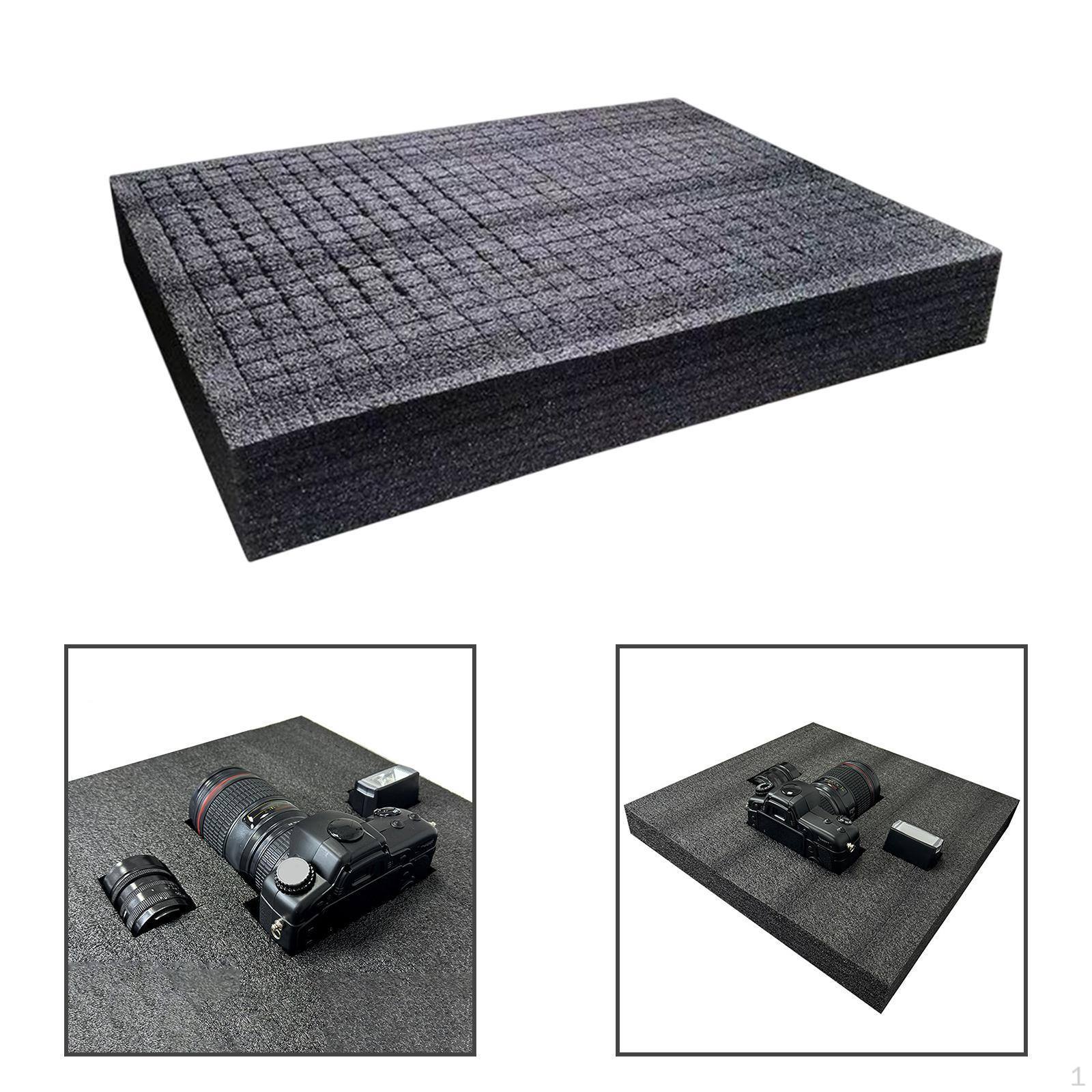 

Пакувальні пінопластові листові вкладиші для футляра Практичний широко використовуваний нековзкий складний губчастий Зберігання 33cmx25cmx3cm