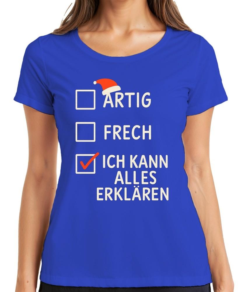 Funny Christmas Gift I Can Explain Everything Cheeky Saying Ladies TShirt