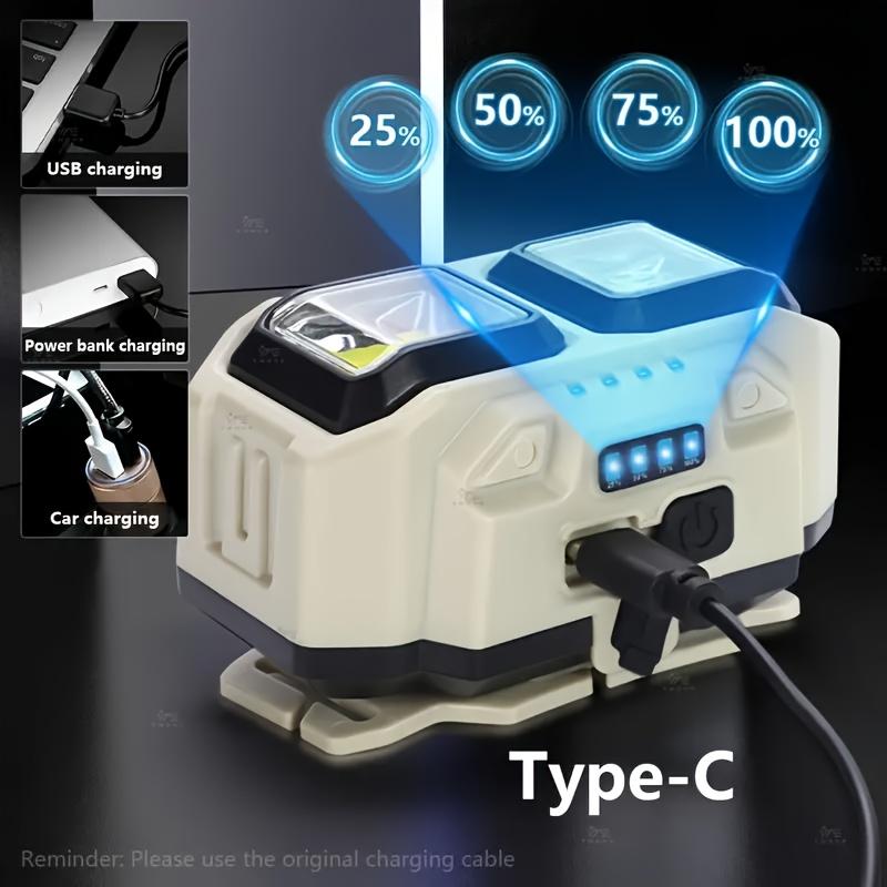 Super Bright LED Rechargeable Headlights with 4 Lighting Modes, Durable Maintenance, Outdoor, Fishing, Camping, Hiking, Night Riding, Gifts