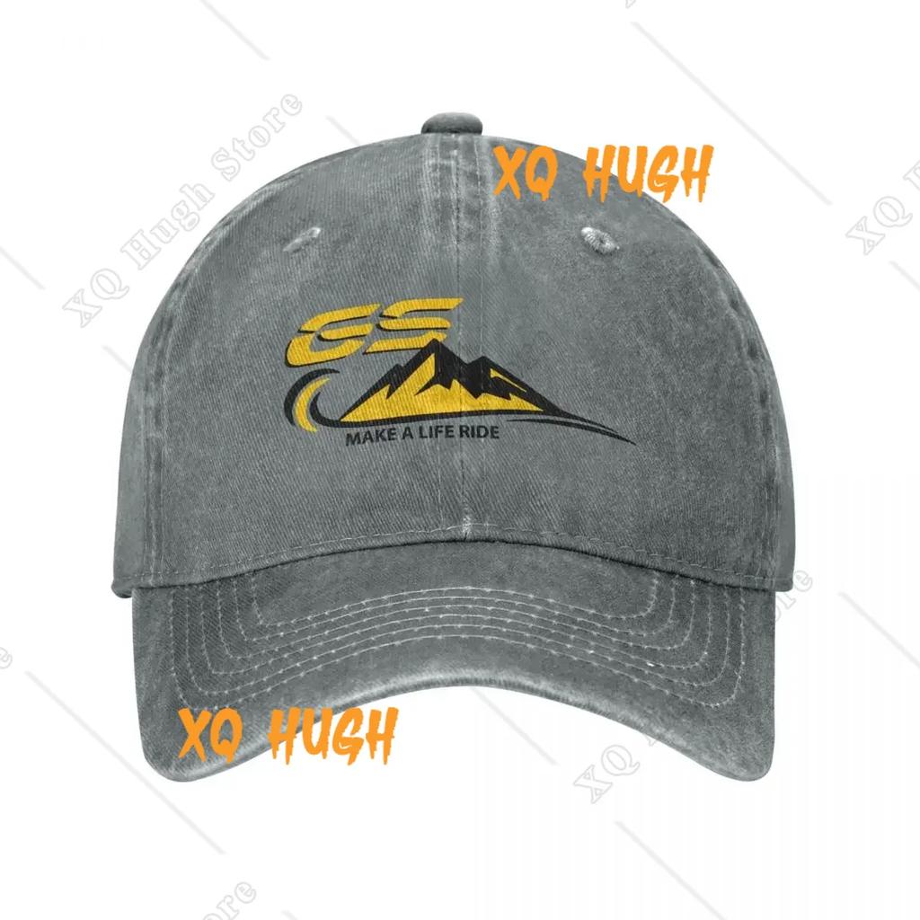 GS World Map Summer Cap Hats Dad Baseball Caps Casual Motocross Race Baseball Hat Washed Denim Outdoor Casquette