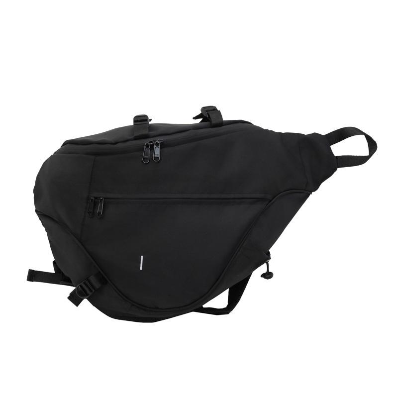 1 pièce Grande Capacité Sac de Poitrine Homme Décontracté Hip Hop Voyage Unisexe Sac Bandoulière Sac à Bandoulière de Rangement en Nylon Haute Qualité
