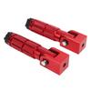 2Pcs Motorcycle Foldable Foot Pegs M8 Antislip Aluminium Alloy Universal for Bikes ATV UTV Go Kart