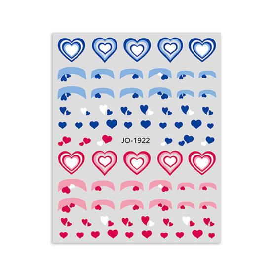 

Наклейка для ногтей, самоклеющаяся, водонепроницаемая, привлекательная, с принтом в виде сердца и любви, наклейка для ногтей, сделай сам, гаджет для дизайна ногтей, подарок на день рождения 22
