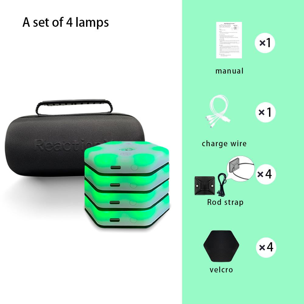 

Reactionx Тренировка Light Скорость Ловкость Реакция Тренировка Фитнес Light Баскетбол Футбол Теннис Хоккей Set of 4 lamps 3.0