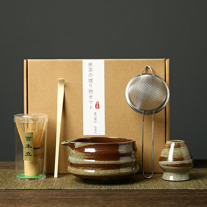 1-5 Japanese Matcha Whisk Stand Tea Ceremony Matcha Bowl Bamboo Whisk Grinder Brushes Tea Tools Holder Tea Accessories Teaware