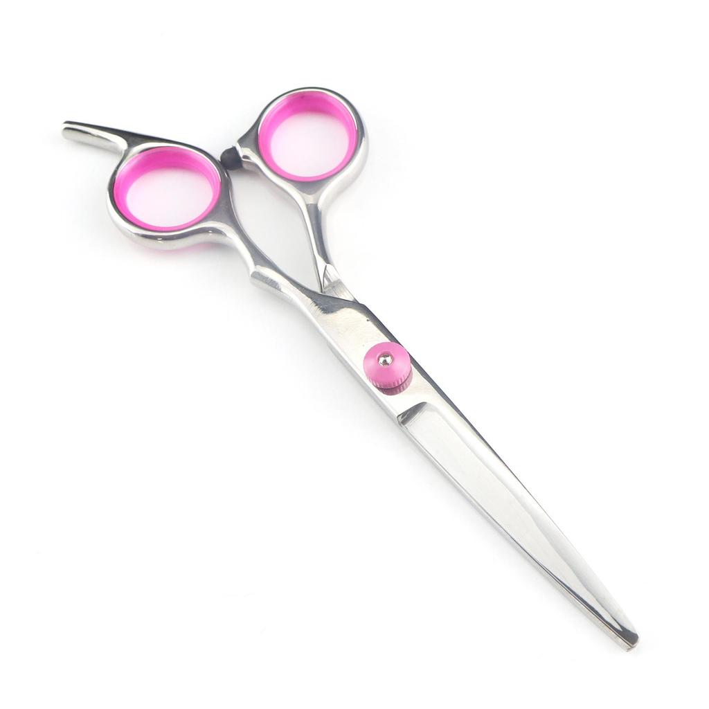 6.0-Inch Color Hairdressing Scissors Set: High Screw, Straight, Serrated, Thinning Scissors