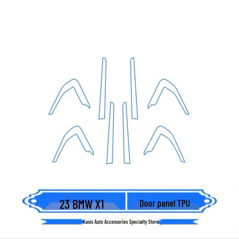 2023 BMW iX1 Interior Film Kit: Anti-Scratch TPU Screen Protector for Center Console and Navigation.