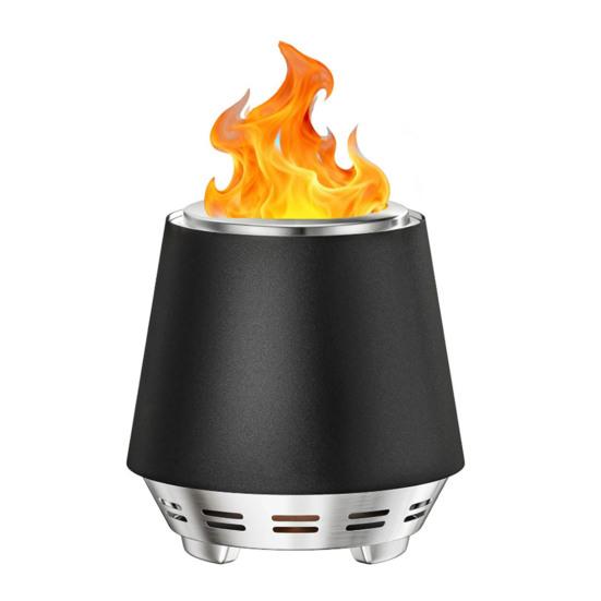 

Портативный очаг из нержавеющей стали, бездымный настольный обогреватель для кемпинга с подставкой, длительное время горения, кострище для улицы, патио, заднего двора, кемпинга B
