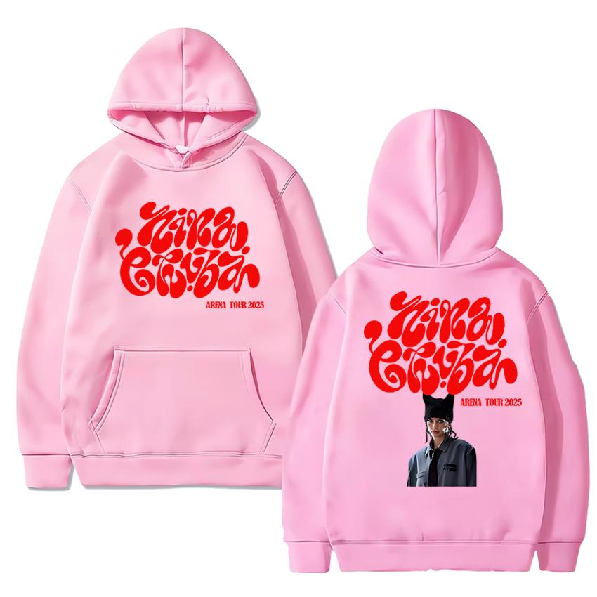Singer Nina Chuba Arena Tour 2025 Graphics Hoodies Men Women Fashion Y2k Sweatshirt Unisex Casual Fleece Long Sleeve Pullovers