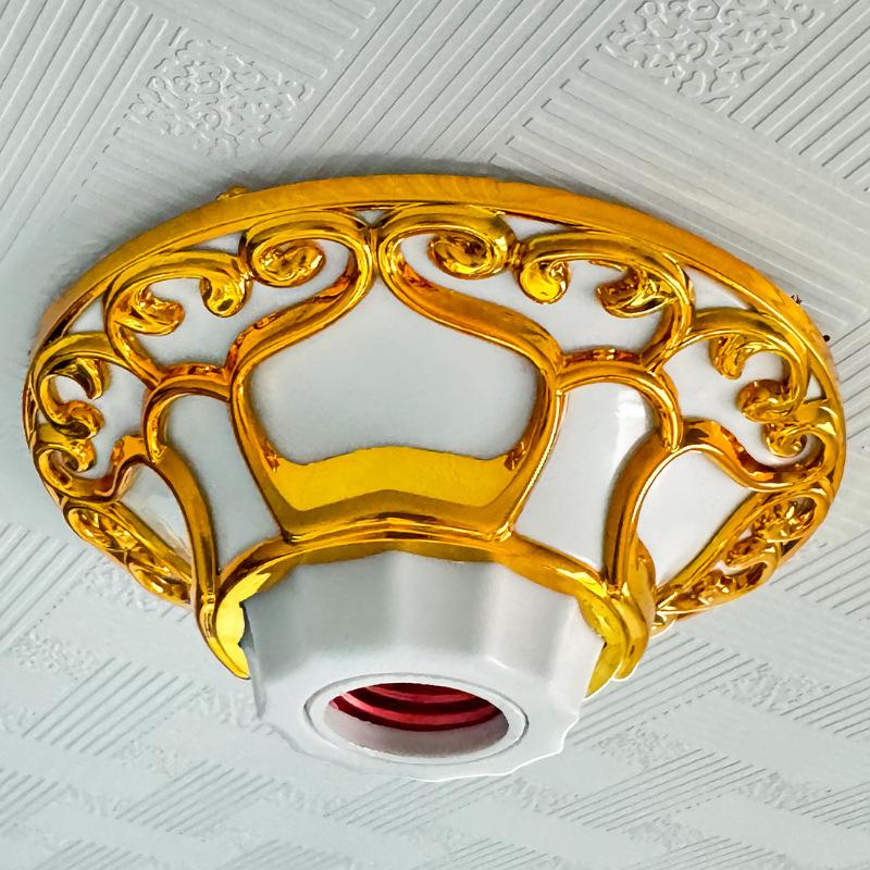 1 Bucată DIY Suport Lampă Universal Bec Economizor Stil European E27 Soclu Lumină Suport Lampă Rotund Retro