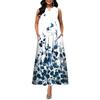 2025 New Fashion Trend Dresses Spring Summer Printed Waist Dresses Fashion Women's