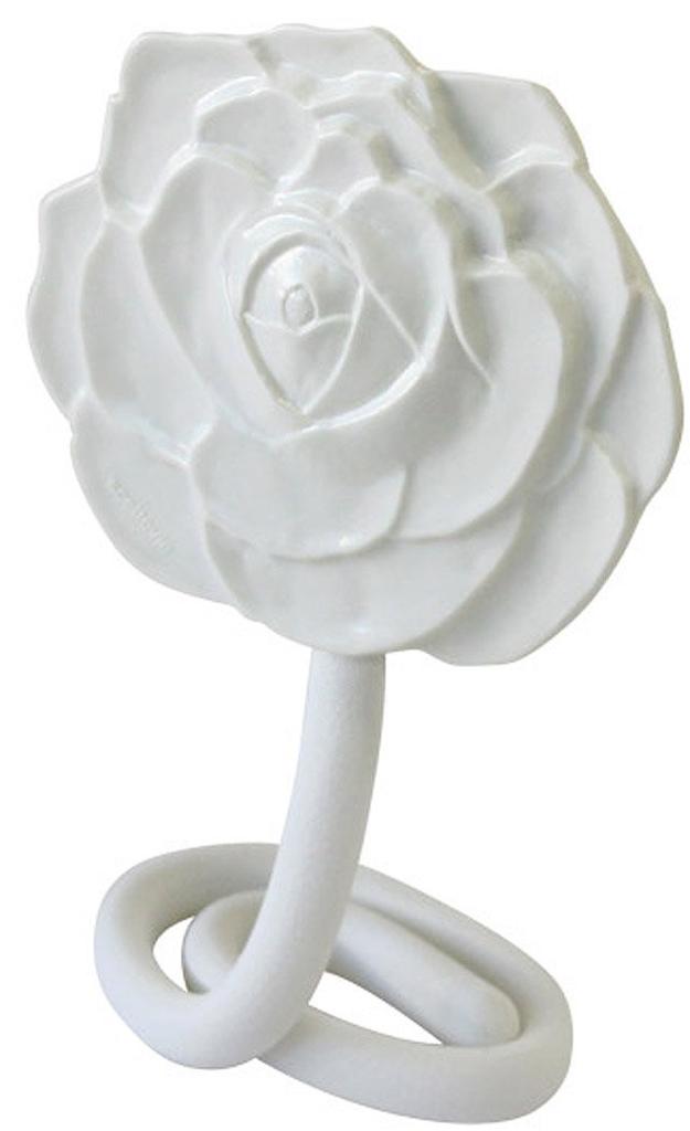 Yawata Kasei Flexible Mirror sceltevie Grace regina camellia White 10x1.8x40cm