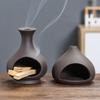 Ceramic Chimney Incense Burner Elegant Ash Catcher for Energy Cleansing Meditation Relaxation Home Decor Spiritual Gift