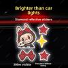 Car Decoration Two-dimensional Waterproof Sticker Painting Motorcycle Body Decoration Warning Reflective Sticker