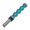 Flush Trim Router Bit 12mm Shank Double Bearing Spiral 75mm Cutting Length Woodworking Trimming