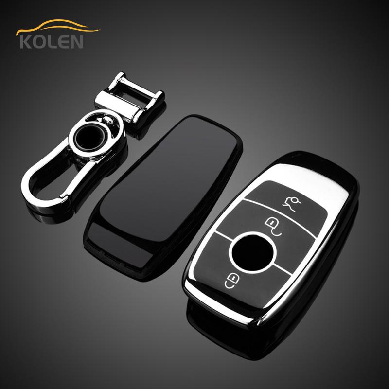 Soft TPU Car Remote Key Case Cover Shell Fob For Mercedes Bnez A B C E S Class W213 W221 W177 W205 GLC GLE GLA GLB Accessories