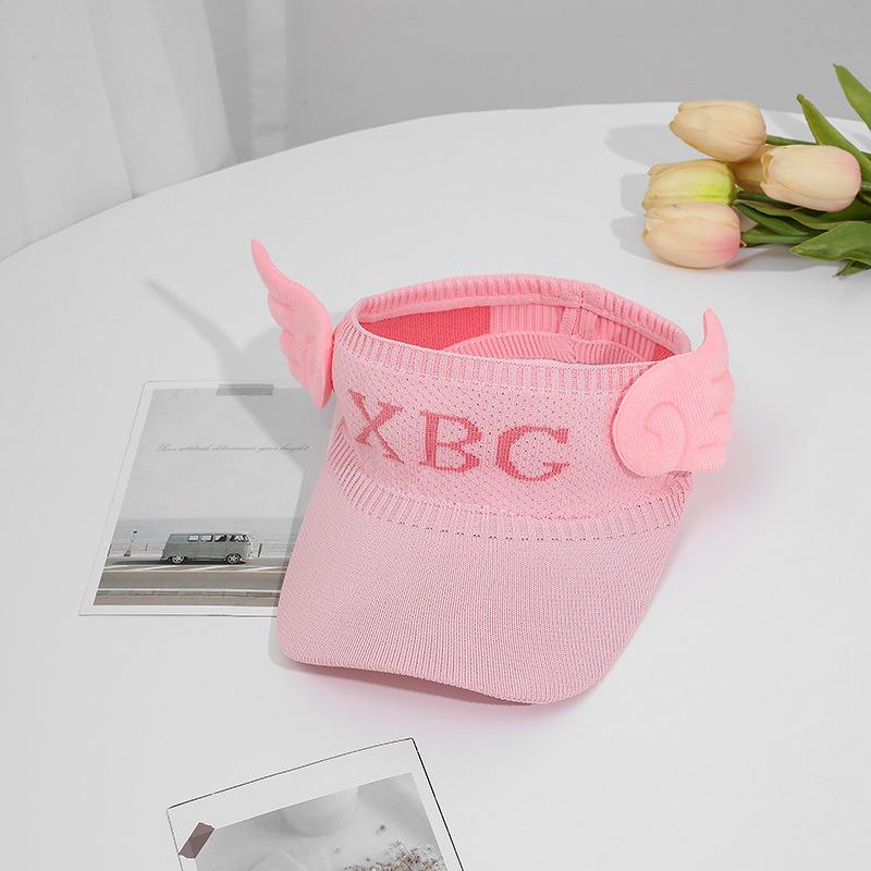 Summer children's fashion open-top sun hat, cute cartoon large brim, UV protection, breathable baby sun hat