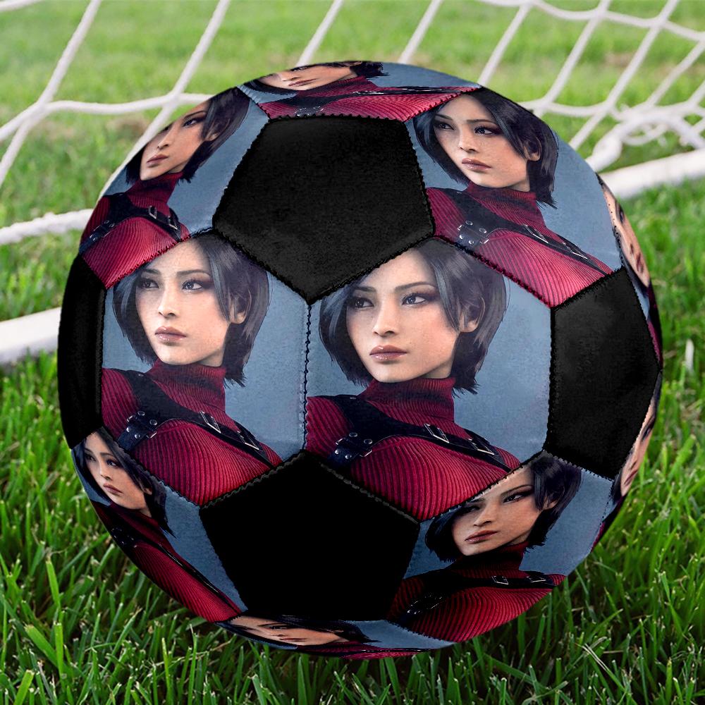 Soccer Ball Colorful Machine Stitched PVC Size 5 Team Training Competition Ready Durable High-Bounce Cool Sports Gift
