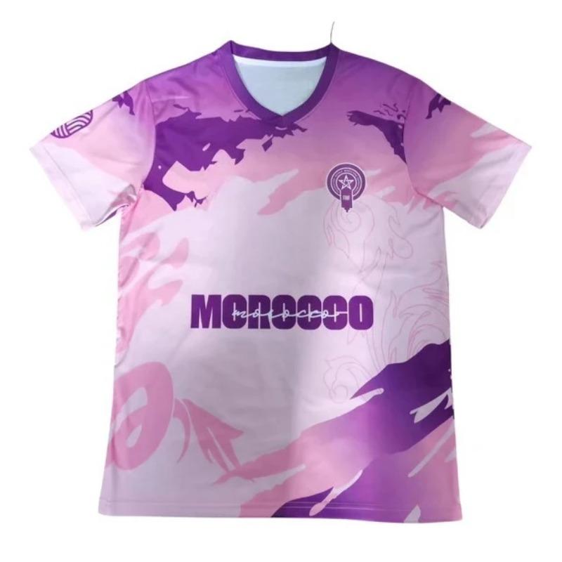 

Мужская и женская футболка с 3D-принтом, футбольная майка Марокко, быстросохнущая, дышащая, повседневная, с графическим принтом M