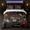 Nirvana Print 3Pcs Bedding Set Duvet Cover With Two Pillowcases Soft Bed Linen For Household Bedroom