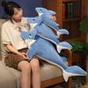 Ferocious Shark Throw Pillow Plush Toy Doll Can Be Blue Baby Shark Doll Children Soothing Doll