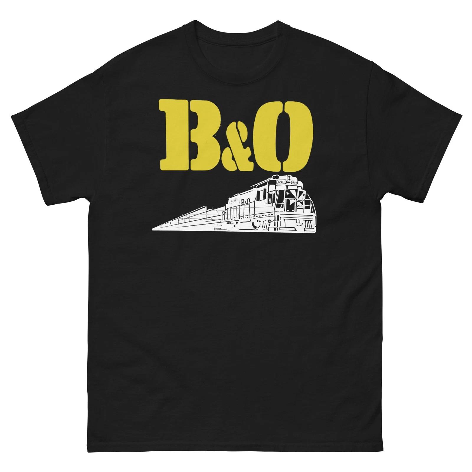 

B&O Baltimore Ohio Railroad Graphic T Tee Shirt Unisex classic tee L