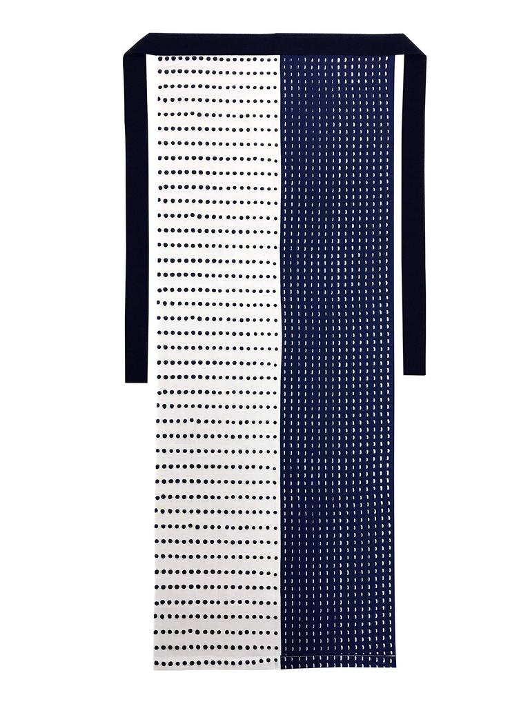 Edoten Etchu Fundoshi (Loincloth) Made In Japan, 100% Cotton, Tenugui Pattern, Stylish Japanese Pattern, Men's, One Size Fits All, Navy Blue Cord