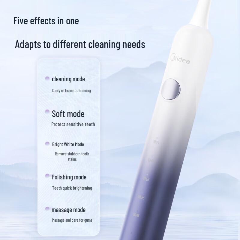 Midea Light Chinese Style Portable Sonic Electric Toothbrush
