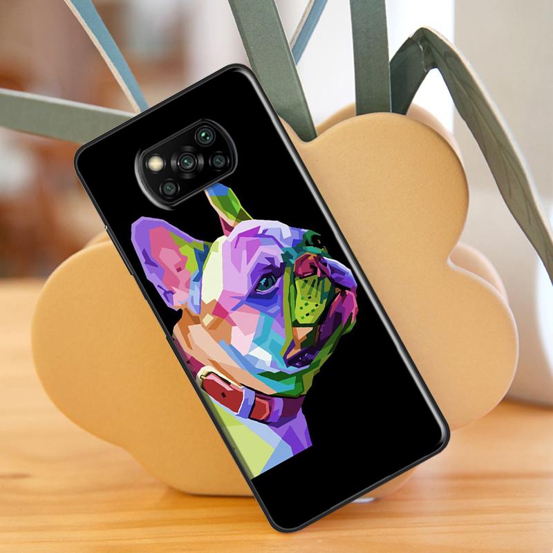 

Милый чехол с изображением французского бульдога для POCO X3 Pro X3 GT F3 M3 M4 Pro для Xiaomi Mi 11 Lite Mi 11T Pro 10T, задняя крышка Mi 9Lite