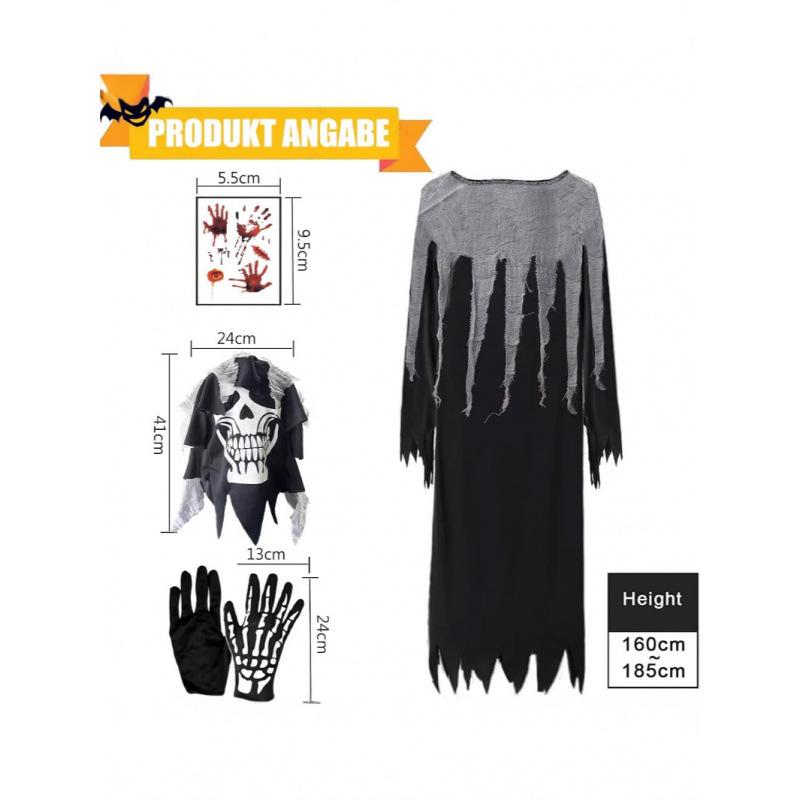 Halloween trollmann cosplay kostyme for voksne