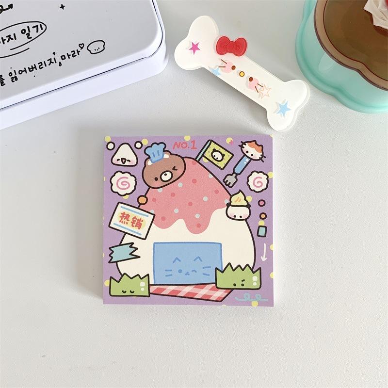50sheet Cute Cat Memo Pad Amercian Style Lovely Kitten Sticky Note 8*8cm Kawaii Stationery Scrapbook Decorative Paper Student