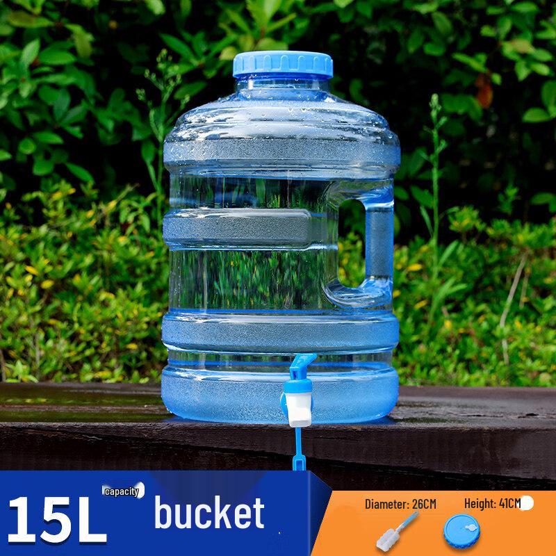 ZISIZ Thickened PC Wide-Mouth Round Plastic Bucket