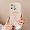 For OPPO F19 Pro+ F19S F9 F11 F15 F17 F5 F7 Case Cover Luxury Fashion Phone Bags Protective Matte Liquid Soft Silicone Crown Letters For OPPO Bumper