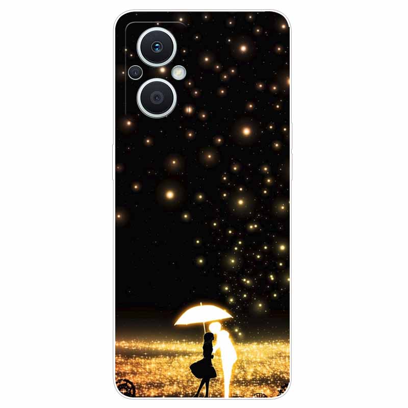 Soft Case for Reno8 Lite Cover Print TPU Silicone Clear Funda Cases for OPPO Reno 8 Lite 5G Case Reno8Lite Slim Landscape Cat
