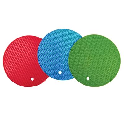 3 Pack Large Pot Holder Heat Pad Placemat Round Pad Cutlery Placemat