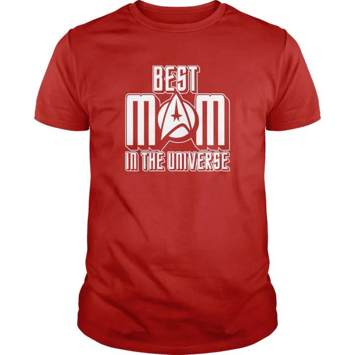 Best Mom In The Universefunnytshits Funny Letter Print Tops Tees Shirts
