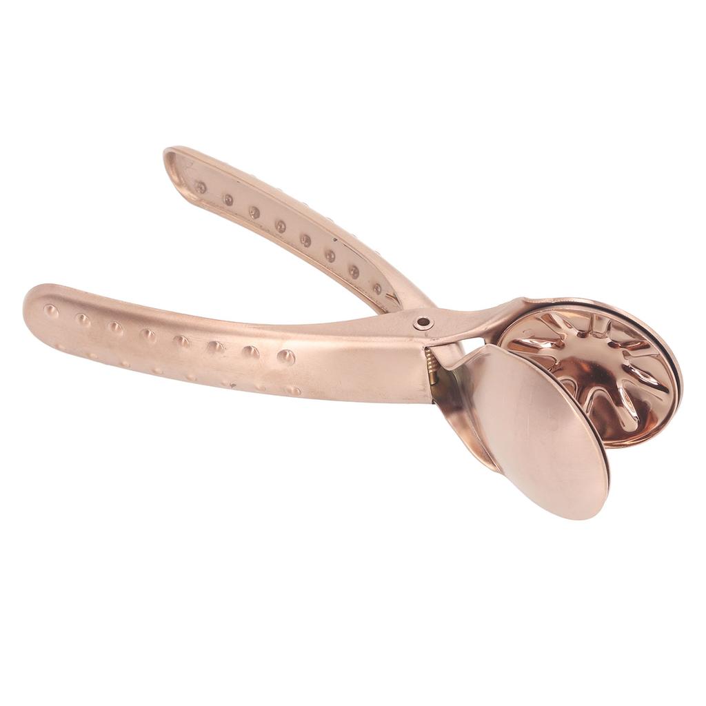 Stainless Steel Chestnut Cutter Tool Rose Gold Cross Shaped Comfortable Grip Easy Operation