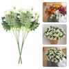 2 Pcs Lifelike Simulated Daisy Flower Bouquet Home Decor Living Room Wedding Photo Prop Fake Flower Adorn Household Daisy