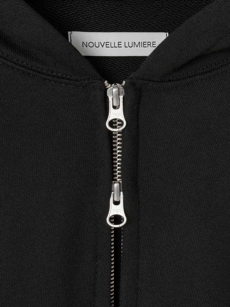 Nouvelle Lumiere Asel Zip-Up Hoodie Black